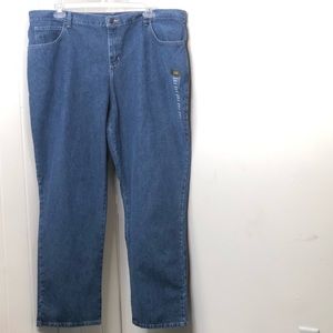 Lee Relaxed Fit Straight Leg Jeans Size 22W